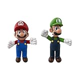 Bonecos Grandes Super Mario Bros Coleção Mario E Luigi