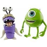 Bonecos Mike E Boo Monstros S A Mattel Disney Pixar 11 Cm