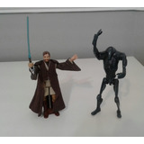 Bonecos Obi-wan Kenobi & Droid, Hasbro 2005