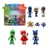 Bonecos Pj Masks 6 Personagens Menino Gato Garota Lunar Kit