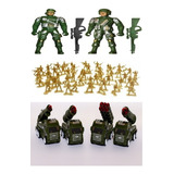 Bonecos Soldadinhos Miniaturas Caminhoes