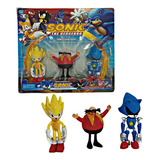 Bonecos Sonic Metal Hedgehog