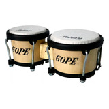 Bongo De Madeira Gope 6 5 Pol X 8 Pol Pele Sintetica