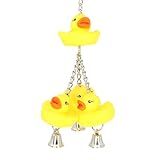 Bonka Bird Toys Angel Shred Ducky Plucker Ringer Brinquedo Triplo Gaiola De Papagaio Gaiolas De Artesanato Calopsita Lovebirds Periquitos Papagaios Conure Multicolorido 922