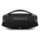 Boombox Aiwa Aws bbs 01 b Preto 127 220v