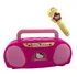 Boombox Infantil Karaoke Hello Kitty Com Microfone Candide