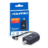 Booster Aquario Amplificador Sinal Tv Digital Hdtv Uhf Vhf 