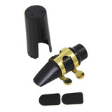 Boquilha Para Sax Soprano Com Tampa E Abraçadeira