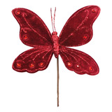 Borboleta Decorativa De Natal