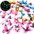 Borboletas Decorativas Fluorescentes Brilham Escuro Kit 12un