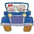 Bordado Computadorizadocarros Com Animais Bc15