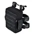 Bornal Tático Militar Pochete De Perna Modular Motociclista Cor Preto