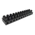Borne Multiplo Baquelite 12 Vias 6mm 600v 35a Preto