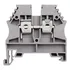 Borne Sak   Conector Passagem Btwp 6mm  Cinza Weg C 10pçs