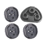 Borracha Coxim Escapamento Fiat Strada Kit 4 Unidades