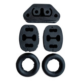 Borracha Coxim Escapamento Fiat Uno Kit 5 Unidades
