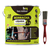 Borracha Liquida Preto 3l