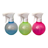 Borrifador Bolinha 290ml Coloridos Pulverizador   Kit C 3