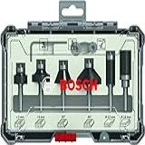 Bosch Jogo De Fresas Standard Encaixe De 6 Mm 6 Peças