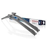 Bosch Jogo De Palhetas Dianteiras Aerofit SD4 Para Limpadores De Para Brisa  EcoSport 2013    2017  Ka 2014    Ka  Sedan 2014     Com Tratamento De Grafite  22  550 Mm E 16  400 Mm  Par