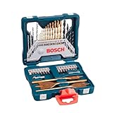 Bosch Kit De Pontas E Brocas Em Titânio X-line Com 40 Peças