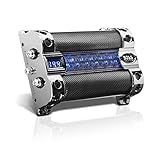Boss Audio Systems Capacitor De Carro Cap8-8 Farad, Armazenamento De Energia, Graves Aprimorados A Partir De Estéreo, Tom De Polaridade Reversa De Aviso, Sobrecarga De Tensão De Bateria Baixa Led