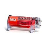 Boss Audio Systems Capacitor De Carro Cpbk3.5 – 3,5 Farad, Armazenamento De Energia, Melhora Os Graves Do Estéreo, Tom De Polaridade Reversa De Aviso, Sobrecarga De Tensão Bateria Fraca