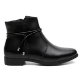 Bota Ankle Boot Couro