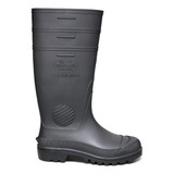 Bota Borracha Pvc Preta