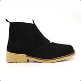 Bota Botina Em Couro