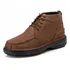 Bota Botinha Masculino 100% Couro Anti Stress Super Macia 