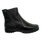 Bota Bottero Feminina Couro Cano Baixo Rasteira 346702