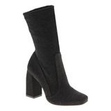 Bota Branca Confortavel Salto