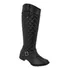 Bota Casual Feminina Montaria Cano Alto Zíper Lateral Hype