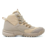 Bota Coturno Cano Baixo Modelo Militar Acero One Mid Desert