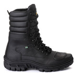 Bota Coturno Couro Militar