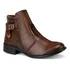 Bota Coturno Feminina Cano Baixo C/ Zíper Modelo Lindo Macio