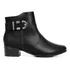 Bota Coturno Feminina Comfortflex Anabela Cano Curto Fivela