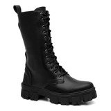 Bota Coturno Tratorada Cano