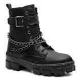 Bota Coturno Tratorada Corrente