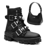Bota Coturno Tratorada Rock