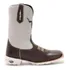 Bota Country Masculina Sola Branca Texana Bico Quadrado Cour