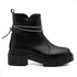 Bota Feminina Detalhe Cordão Lurex 100% Couro Legitimo