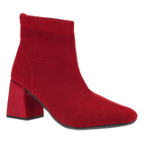 Bota Feminina Knit Meia