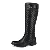 Bota Feminina Montaria Couro