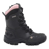 Bota Feminino Coturno Motociclista