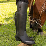 Bota Hipismo Montaria Couro