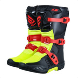 Bota Kids Preta Amarela