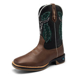 Bota Masculina Bico Quadrado