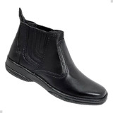 Bota Masculina Couro Liso